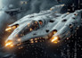 design a sci fi spaceship